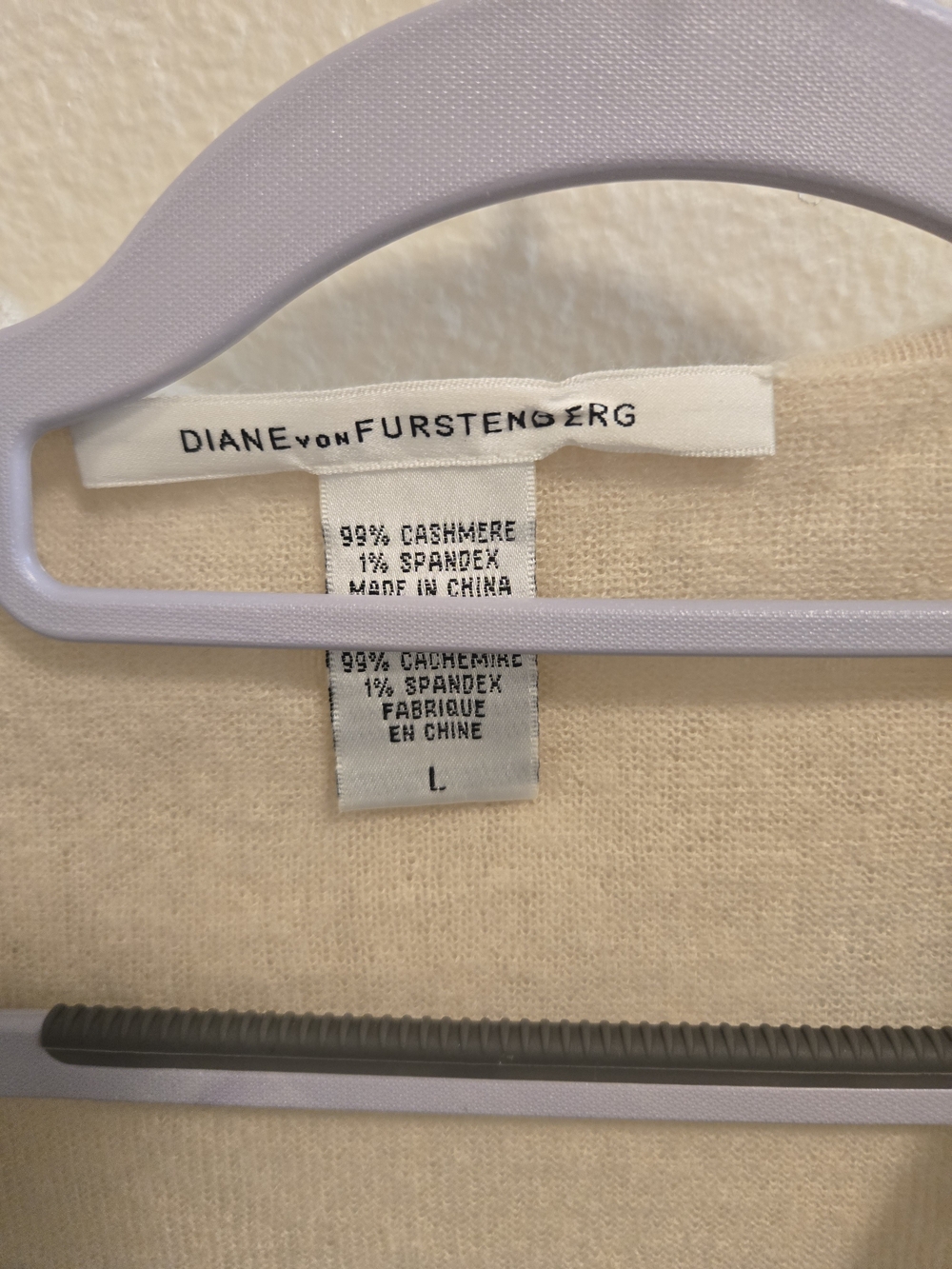 Diane von Furstenberg Cream Knit Sweater - Picture 4 of 7
